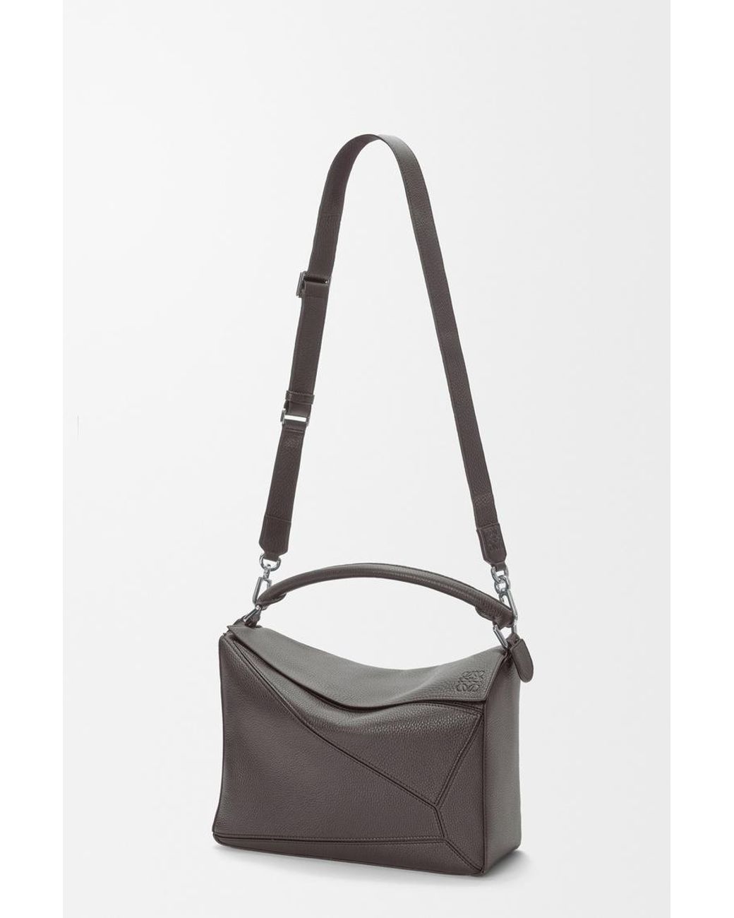 Loewe Gray Large Puzzle Bag for men