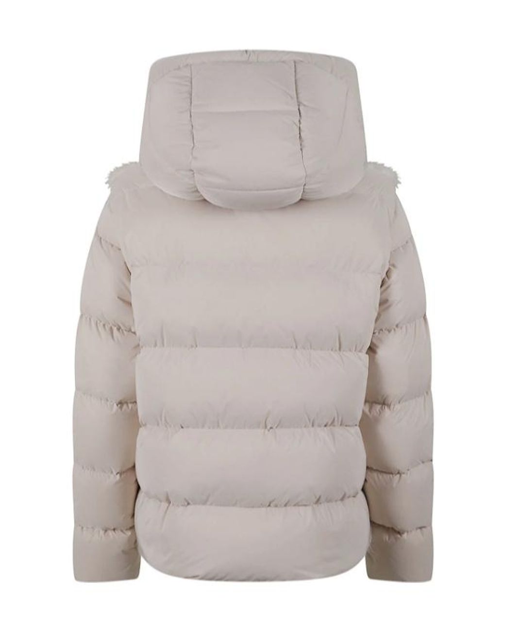 Moorer Gray Morzine-Vso Hooded Quilted Jacket