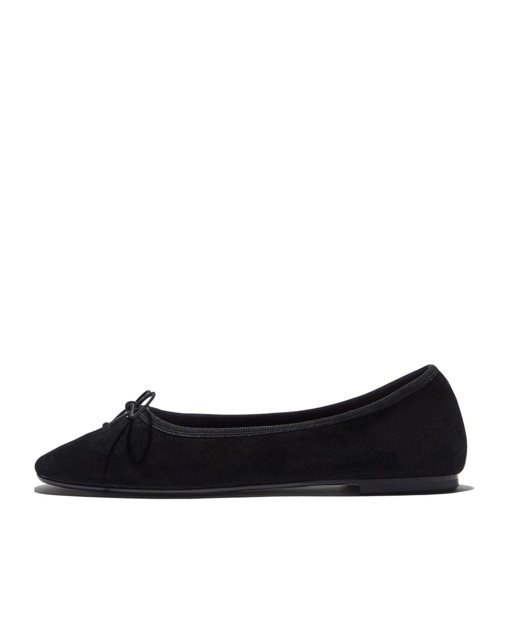 Aeyde Black Slip-On Ballet Flats