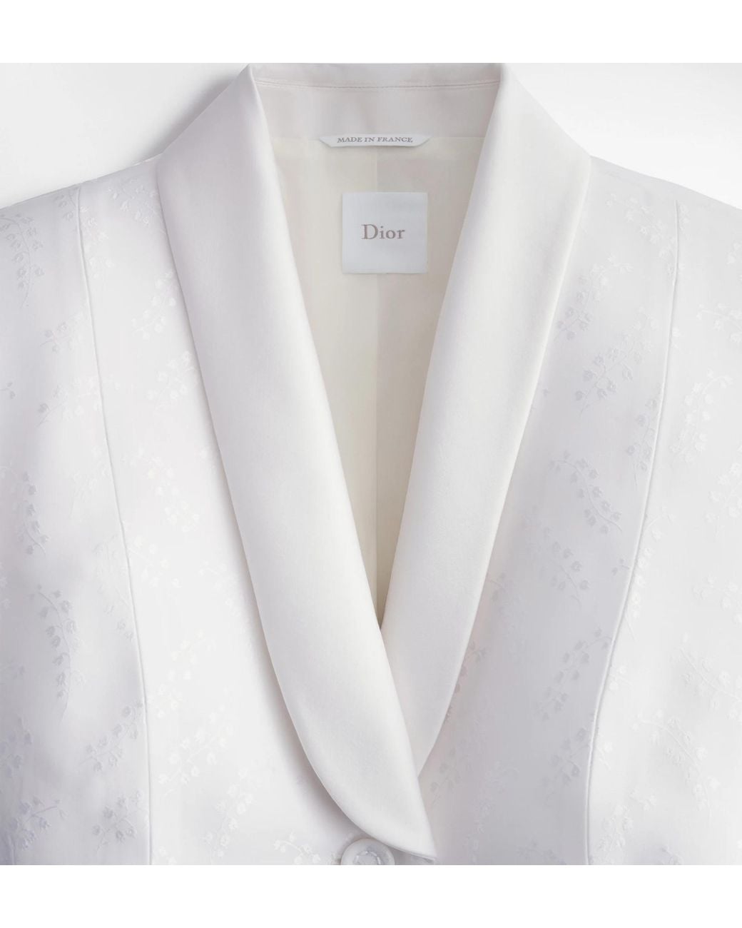 Dior White Bar Jacket
