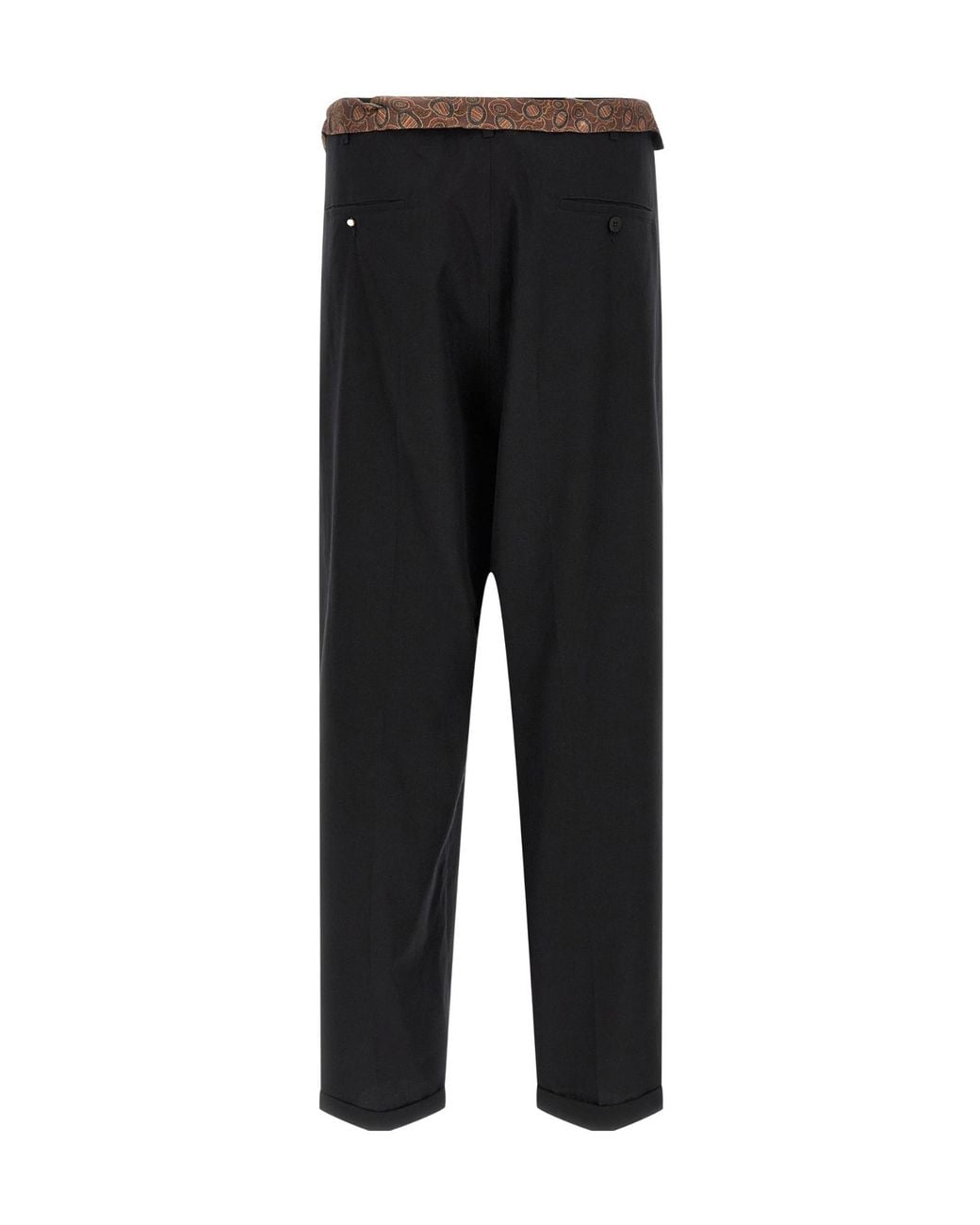 Magliano Black People's Chic Release Wide-Leg Pants for men