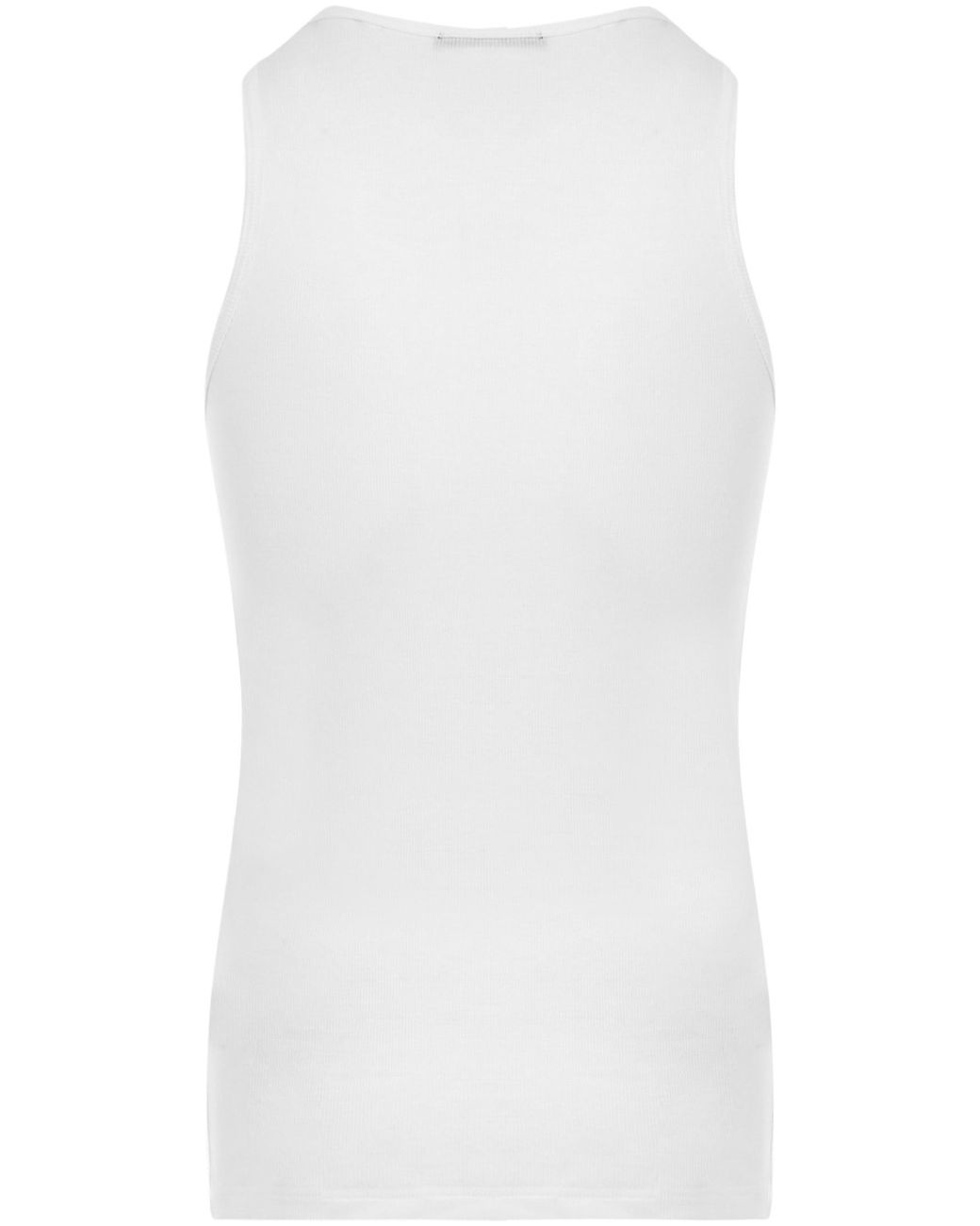 Tom Ford White Ribbed Crewneck Tank Top for men