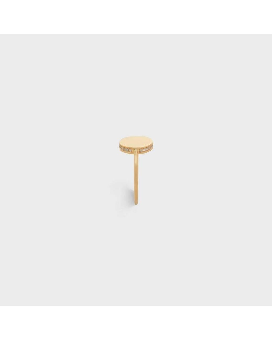 Céline Metallic Medaille Ring