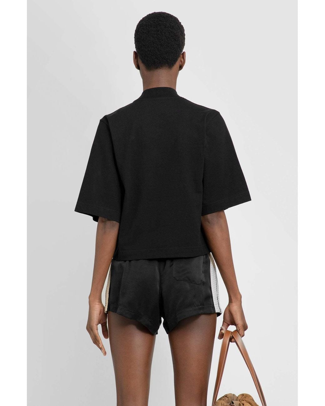 Palm Angels Black Graphic Printed T-Shirt