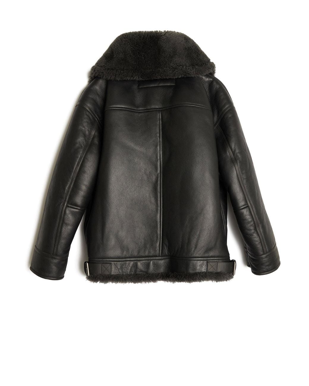 Acne Black Drop Shoulder Biker Jacket