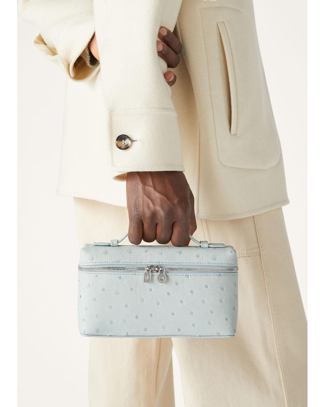Loro Piana Blue Extra Shoulder Bag