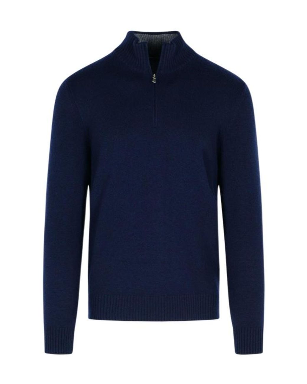 Gran Sasso Blue High-Neck Jumper for men