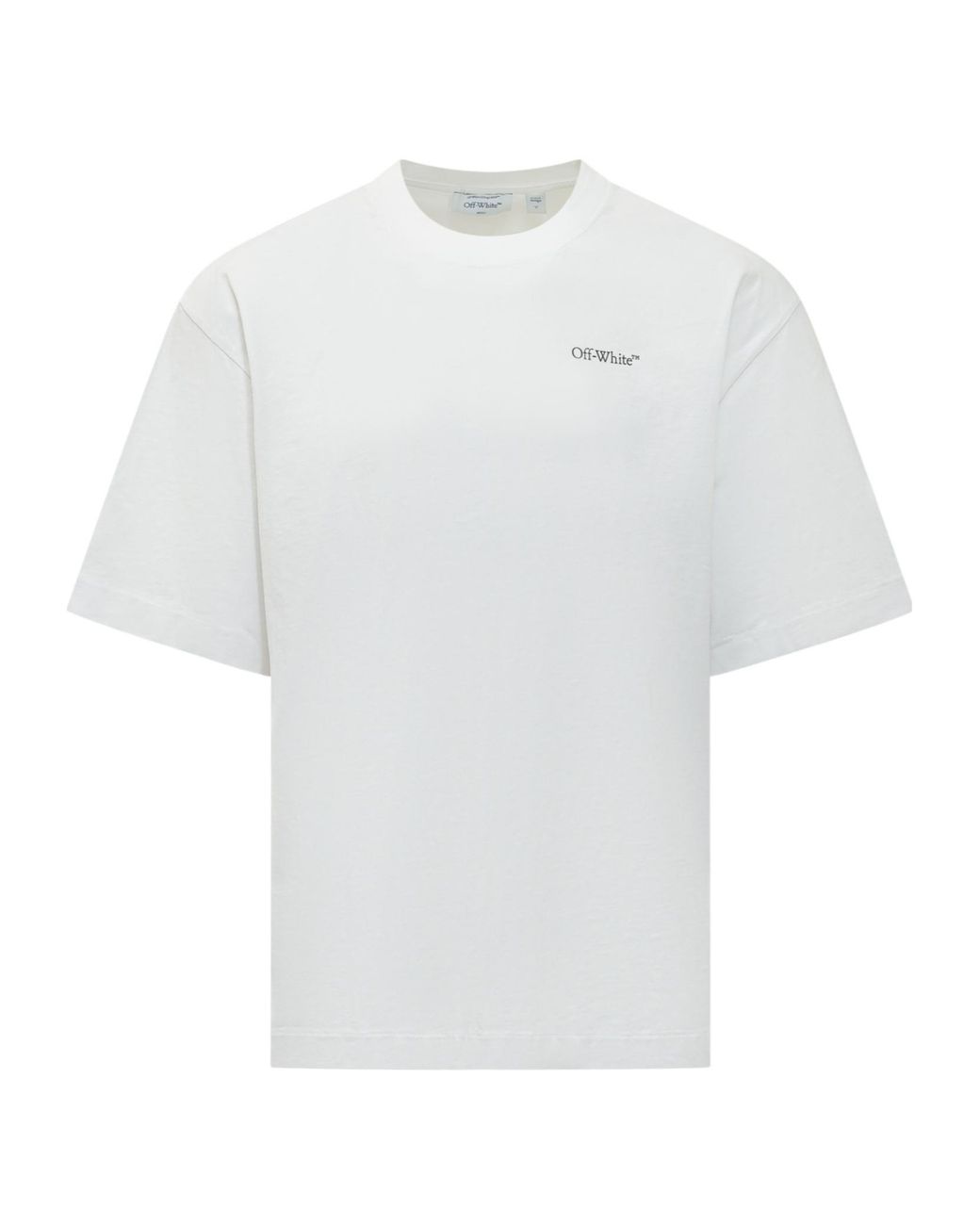 Off-White c/o Virgil Abloh White Half Arrow Skate Print T-Shirt for men