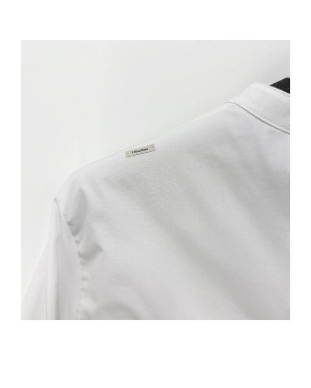 Max Mara White 'S Favola Long-Sleeved Shirt