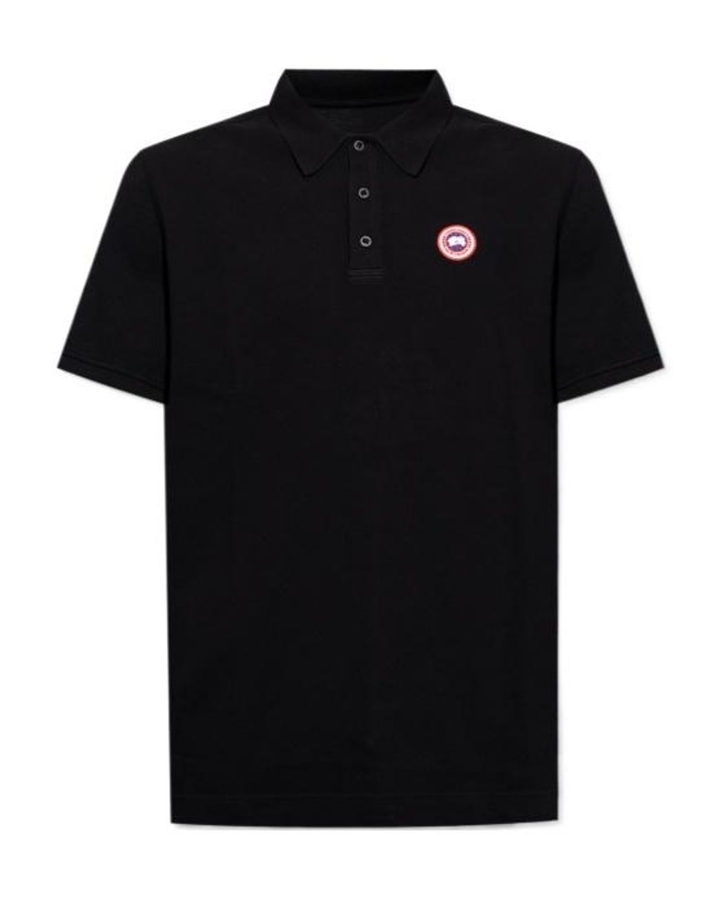 Canada Goose Black Beckley Polo Shirt for men