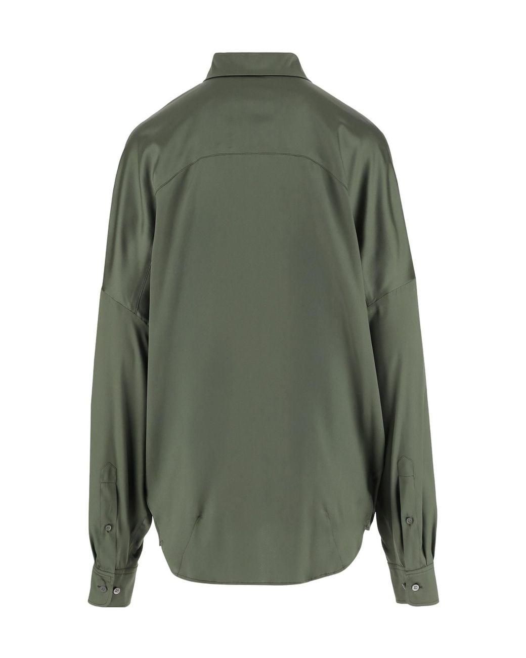 Dries Van Noten Green Long Sleeve Shirt