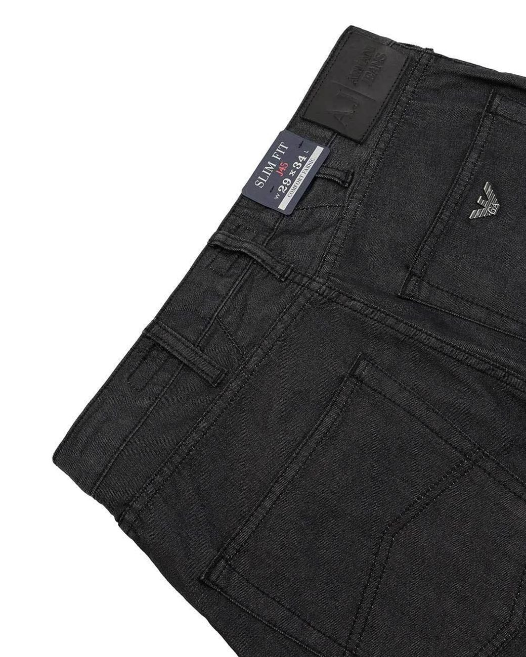 Armani Jeans Gray Logo Jeans for men