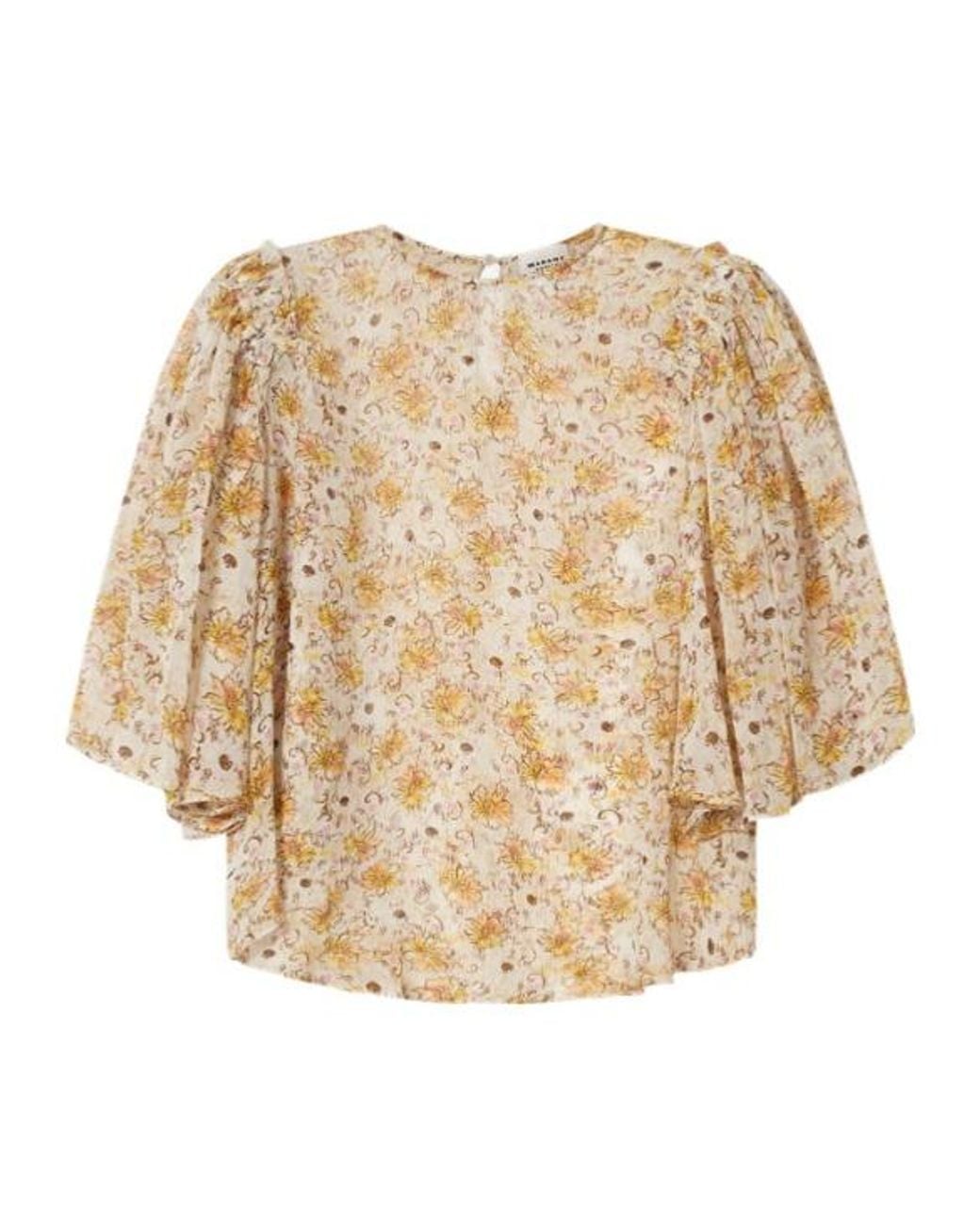 Isabel Marant Natural Isabel Marant Étoile Floma Floral Blouse