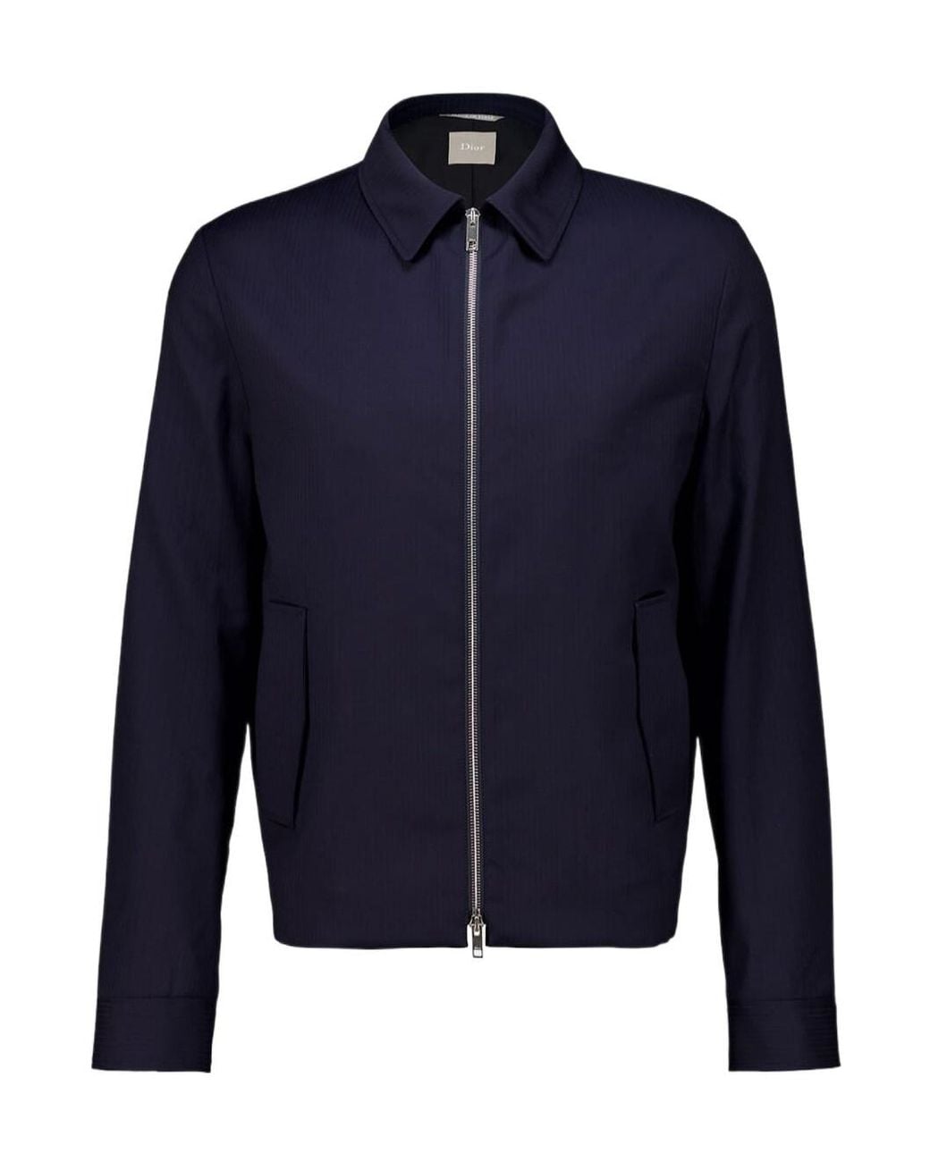 Dior Blue Zip-Up Jacket for men
