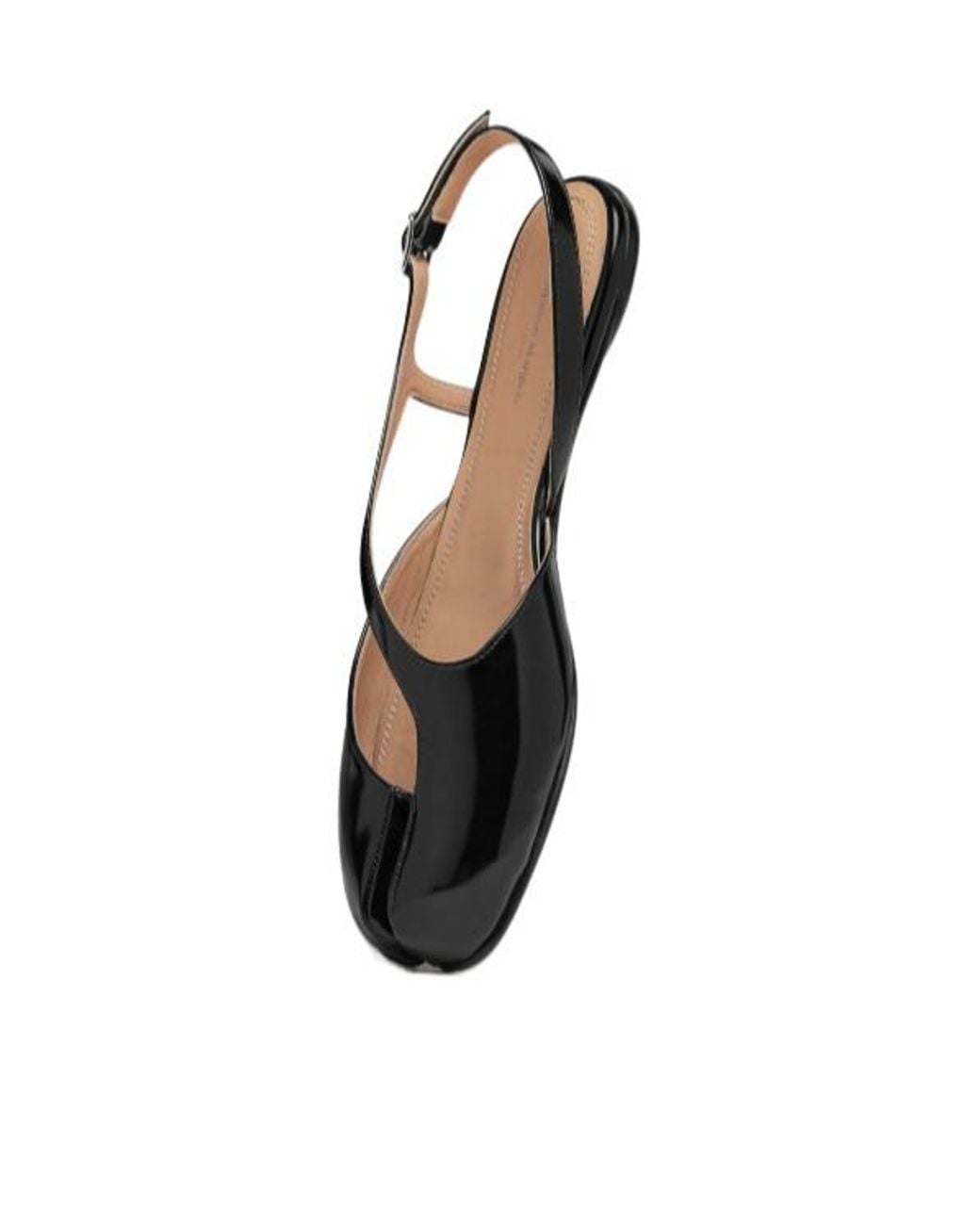 Maison Margiela Black Tabi Slingback Sandals