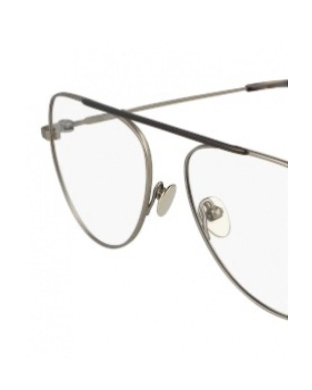 Calvin Klein White Ck 19152 Aviator-Frame Glasses for men