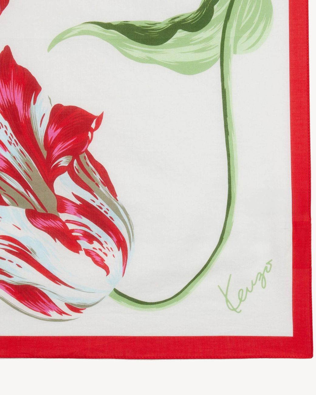 KENZO Pink Tulip' Bandana 55