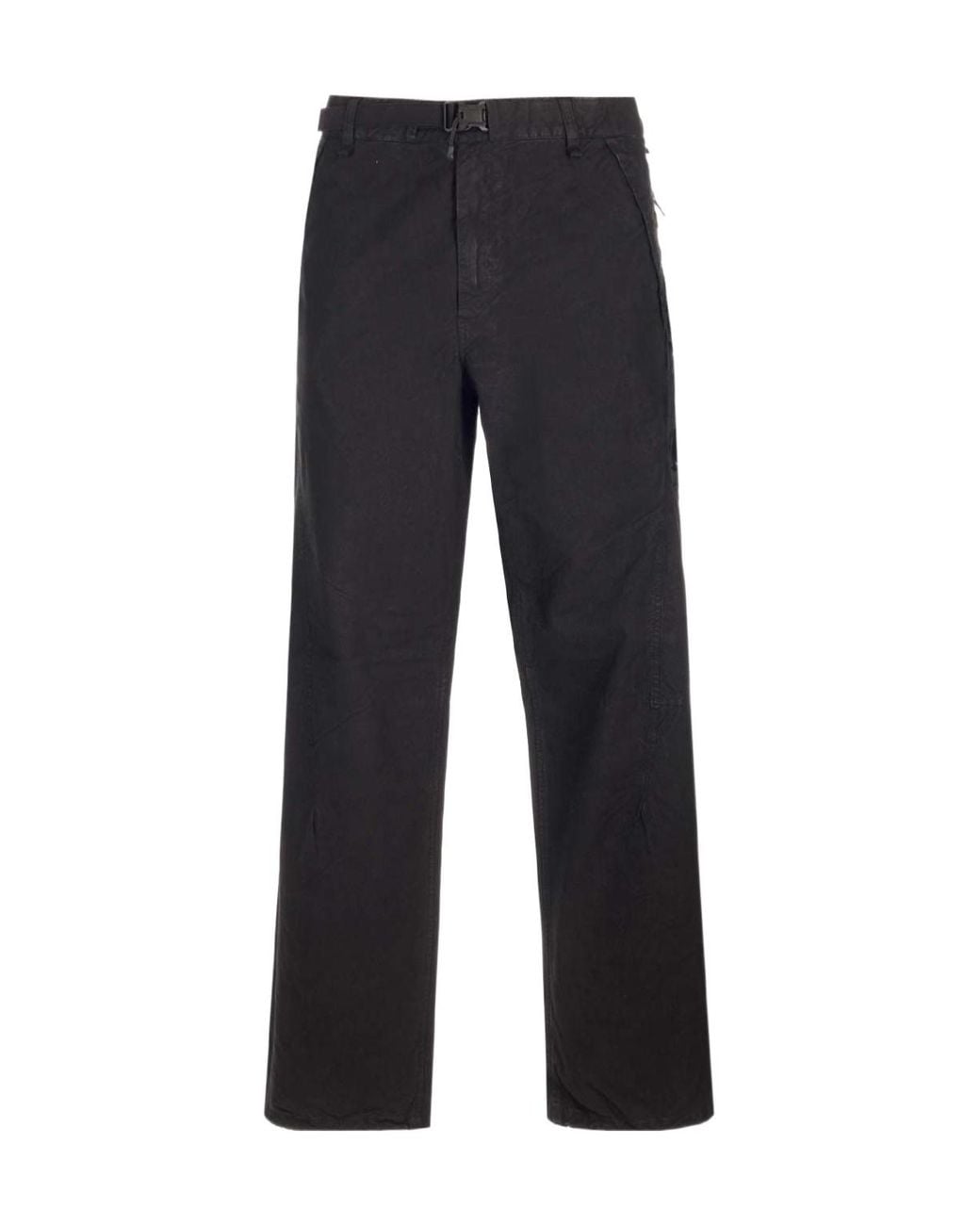 C P Company Blue Belted Straight Leg Pants for men