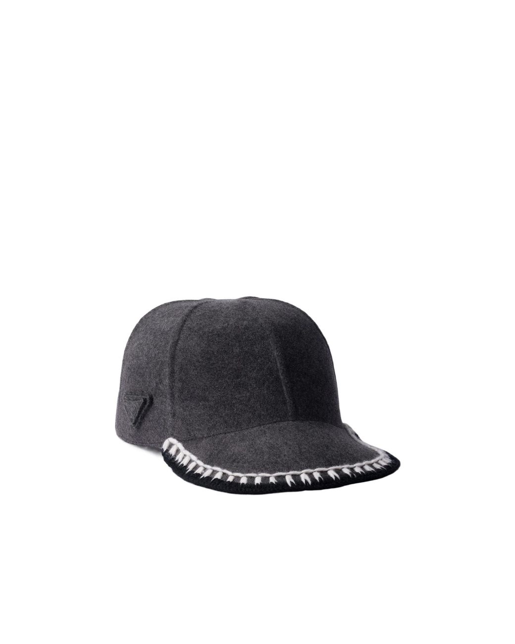Prada Blue Felt Baseball Cap