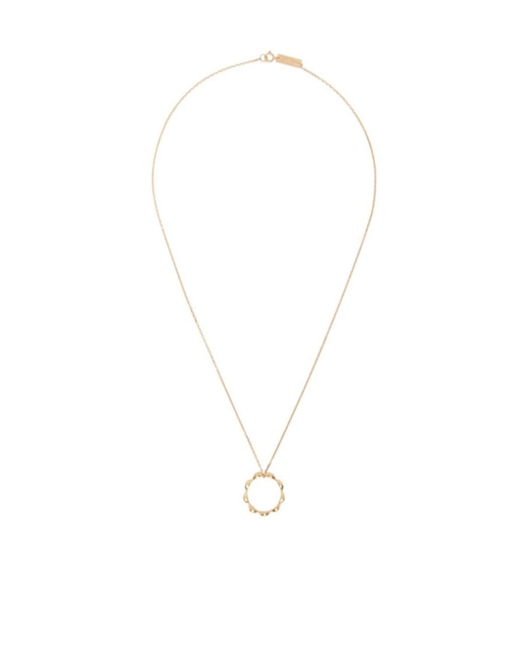 Maison Margiela White Timeless Ring Necklace for men