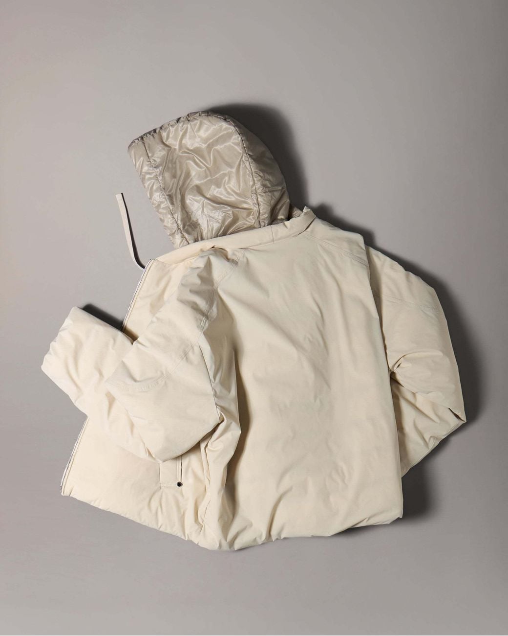 Moose Knuckles Natural Tegan Down Bomber Jacket