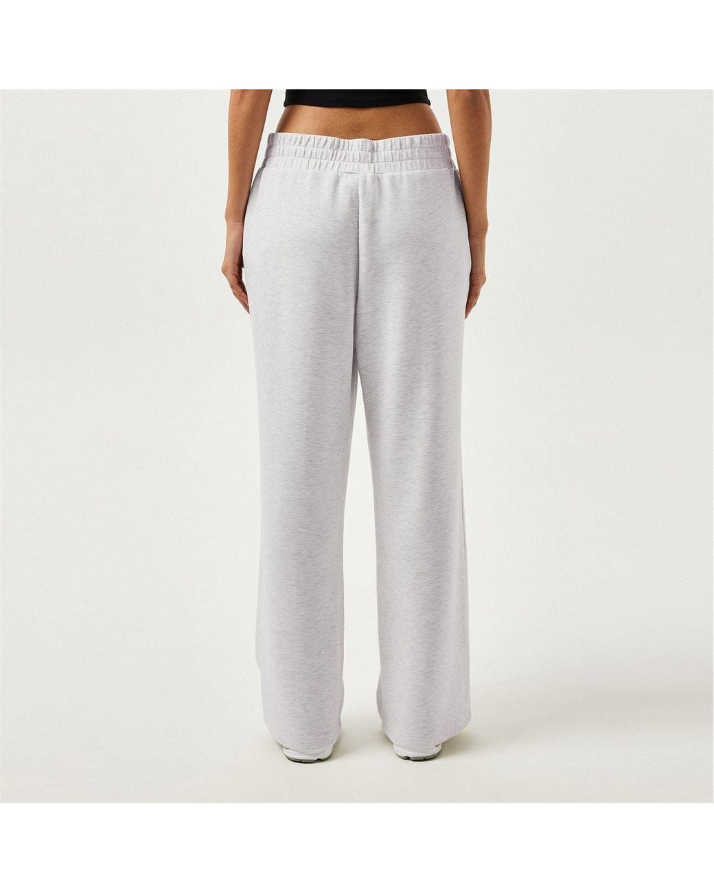 Varley White Elastic Waist Sweatpants