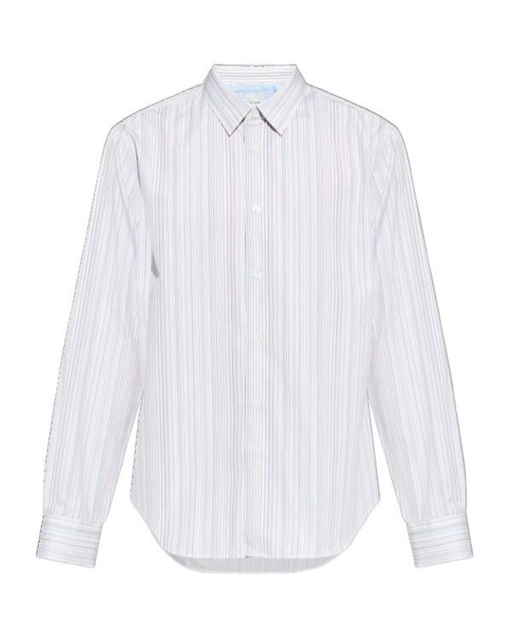 Paul Smith White Striped Shirt for men