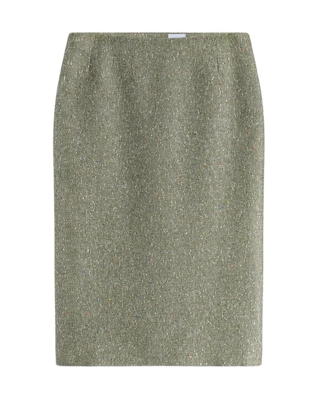 Dior Green Knee-Length Pencil Skirt