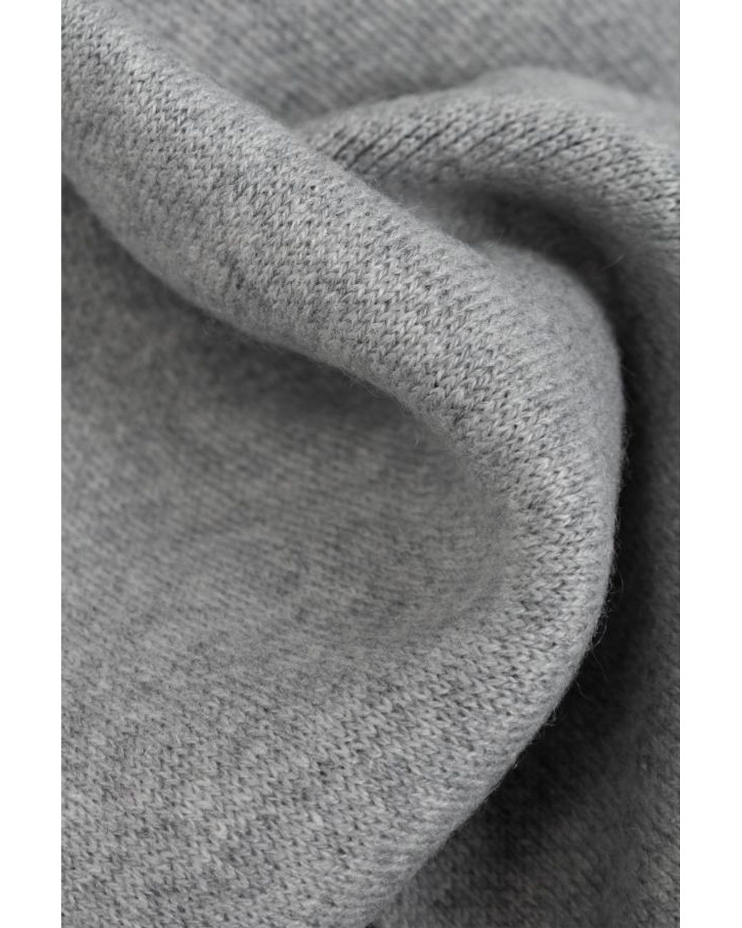 Dolce & Gabbana Gray Logo Intarsia Scarf for men