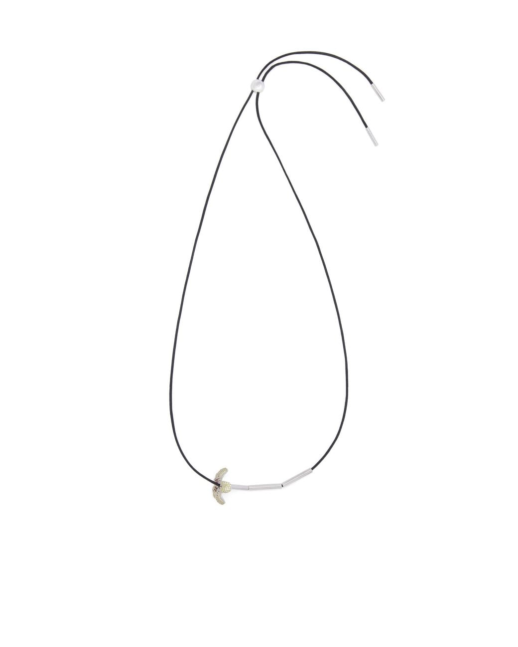 Loewe White Flor Necklace