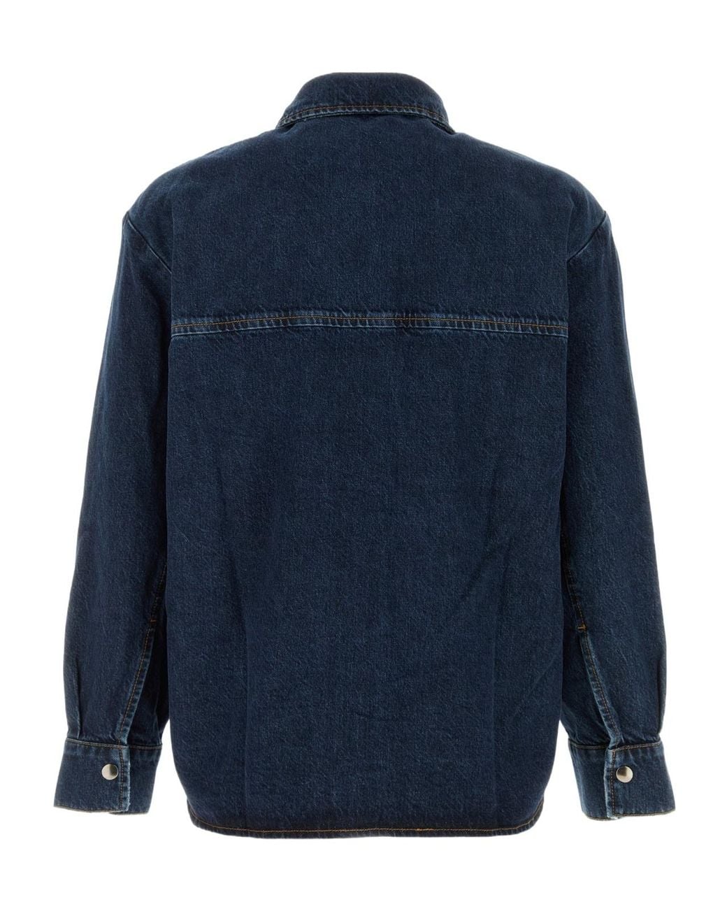 Séfr Blue Séfr Denimstaff Overshirt Shirt for men