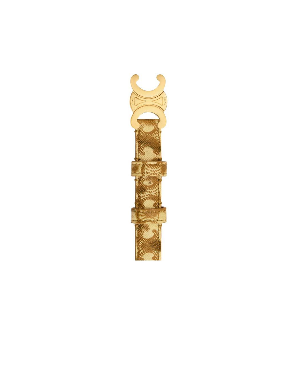 Céline Metallic Small Triomphe Belt