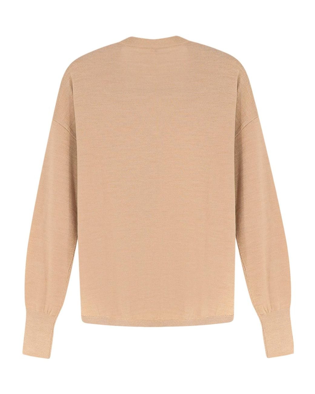 Aspesi White V-Neck Knitted Sweater