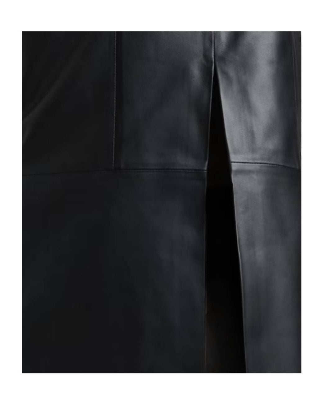 Vince Black Straight-Cut Skirt