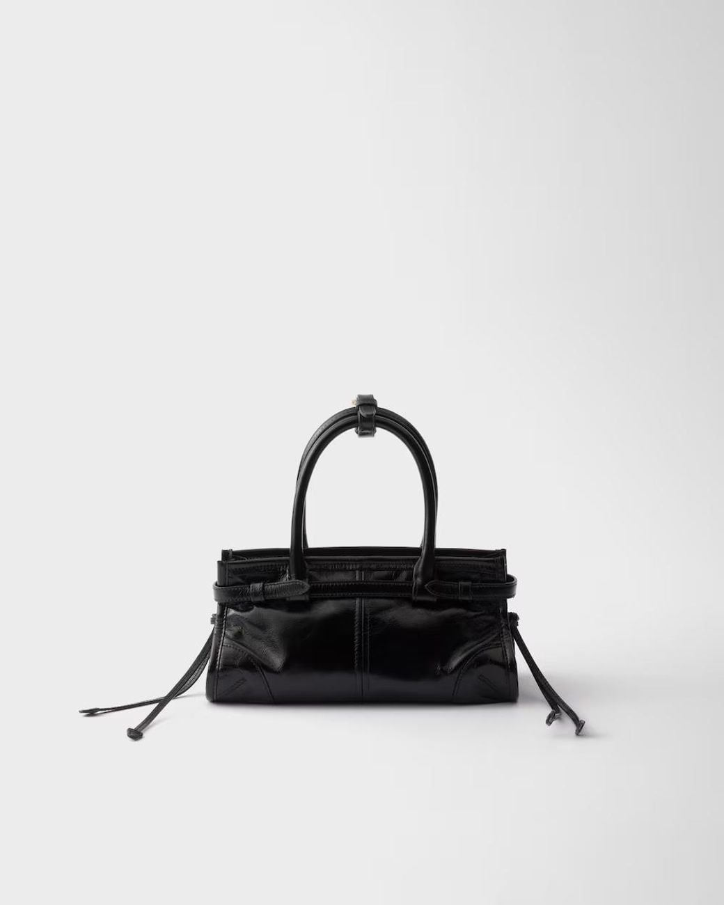 Prada Black Bonnie Mini Top Handle Bag