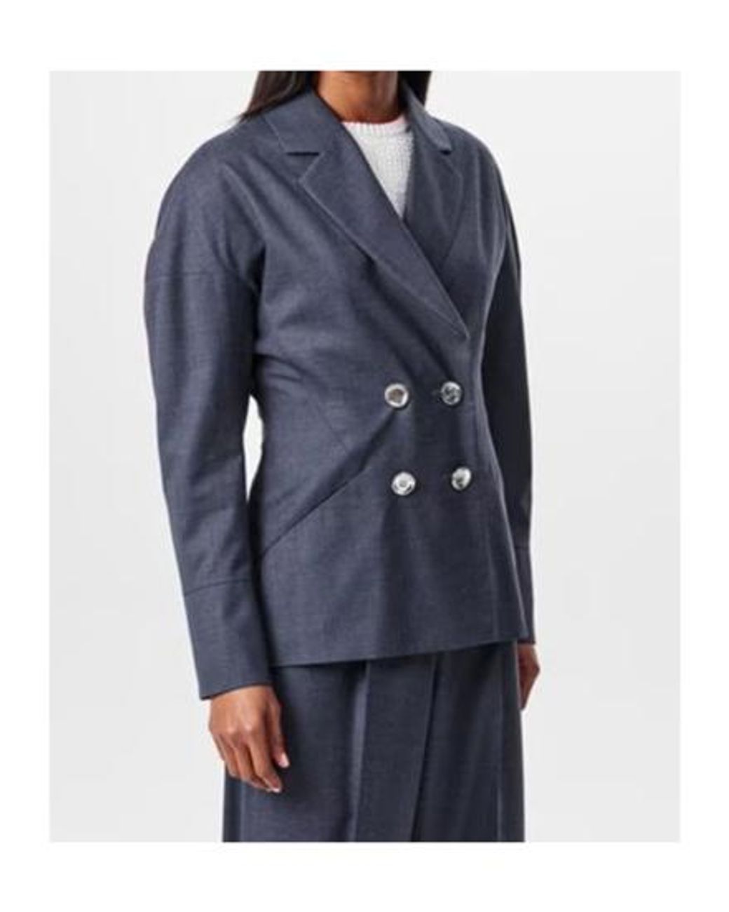 Givenchy Blue Double Breasted Casual Jacket