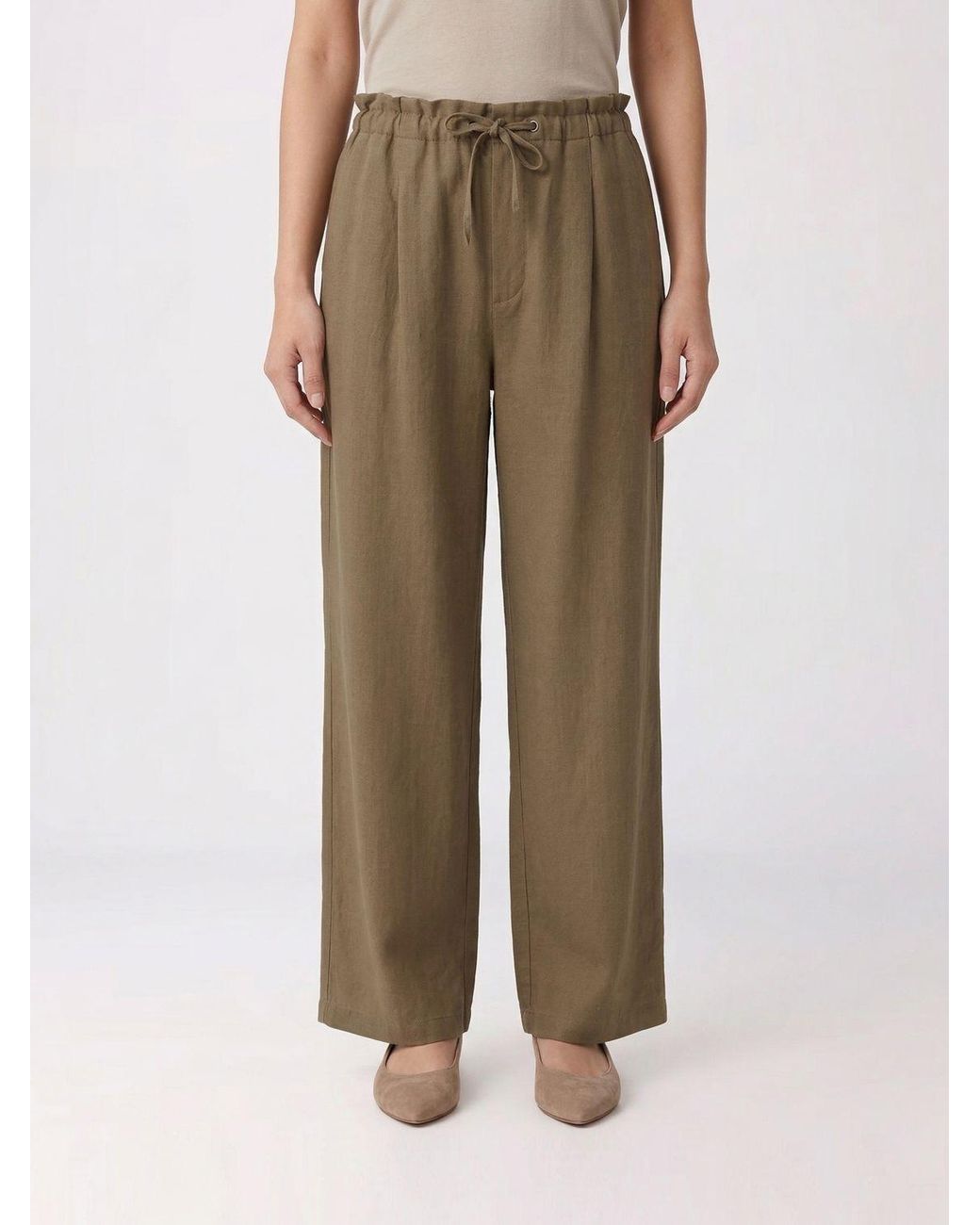 Brunello Cucinelli Natural Tailored Track Trousers