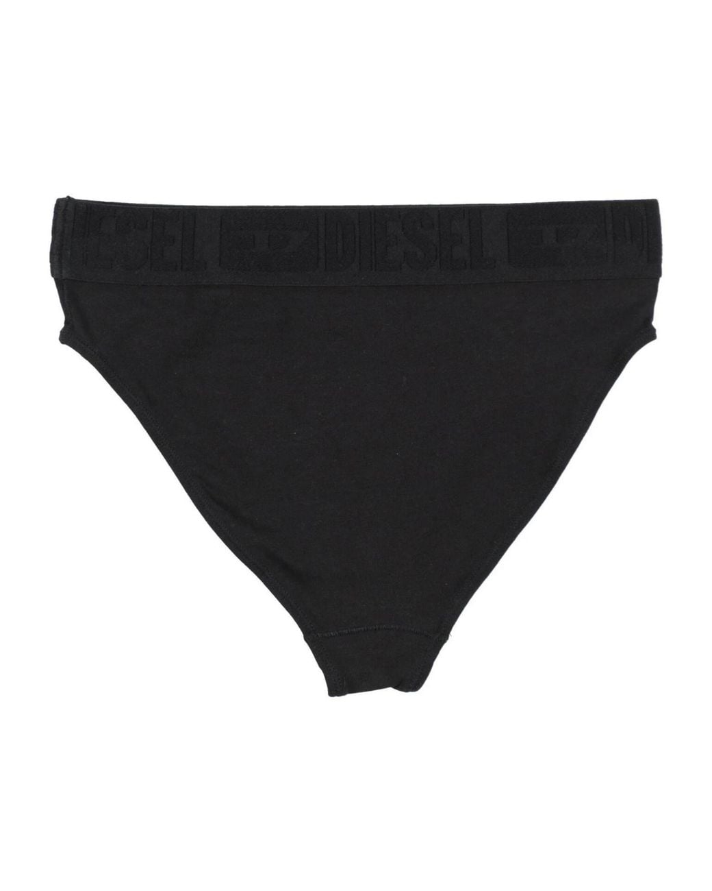 DIESEL Black Solid-Color Minimalist Underwear