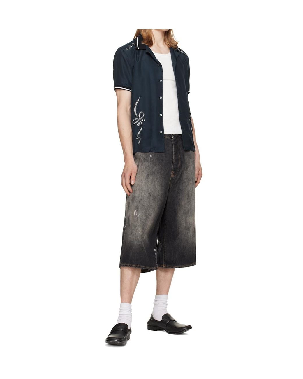Acne Gray Multi-Pocket Jeans for men