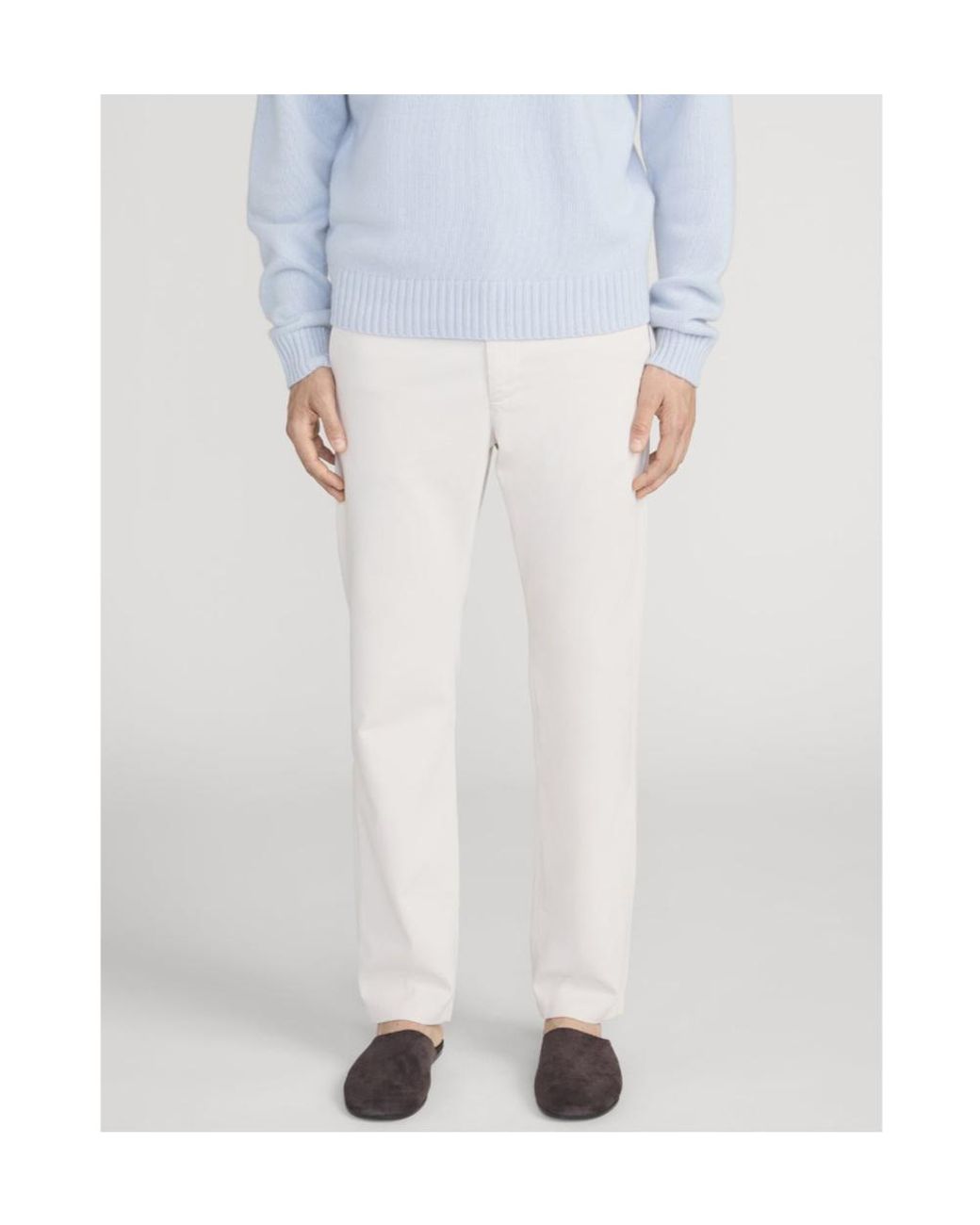 FRAME White The Straight Chino for men