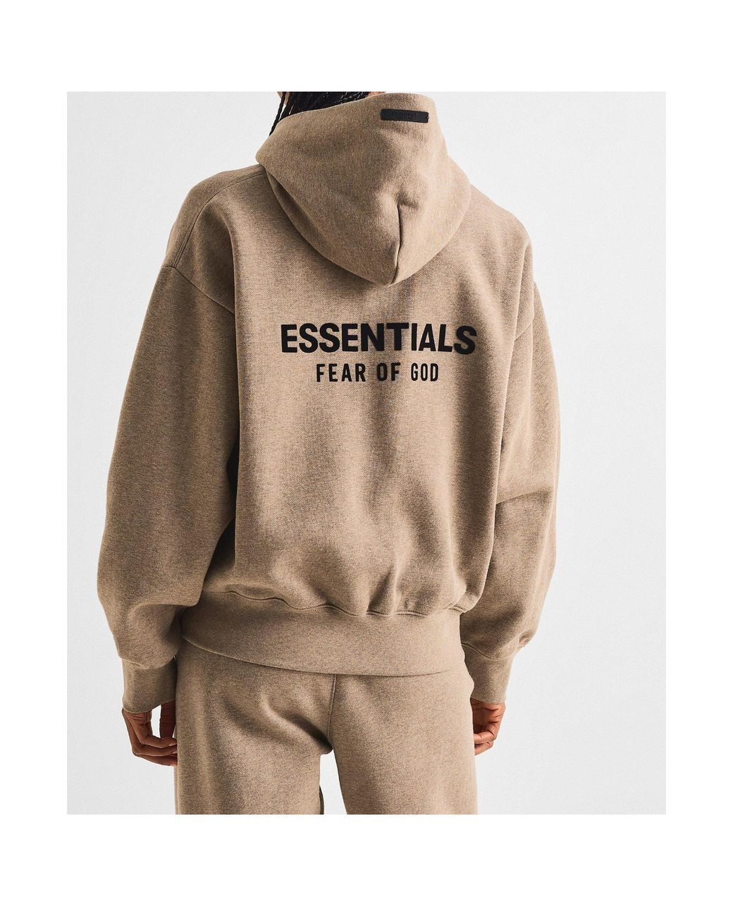 Fear Of God Natural Logo Hoodie