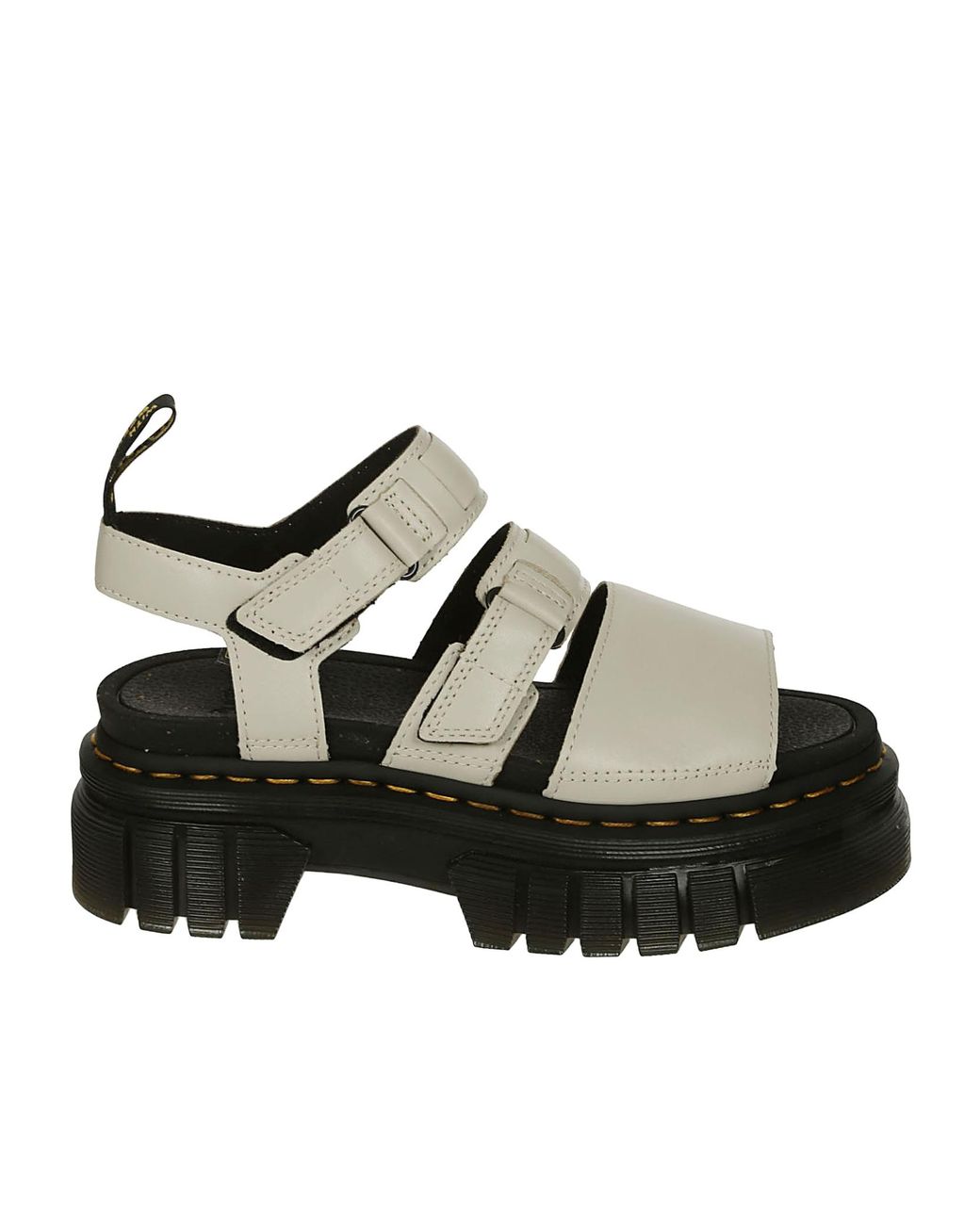Dr. Martens Black Open-Toed Flat Sandals