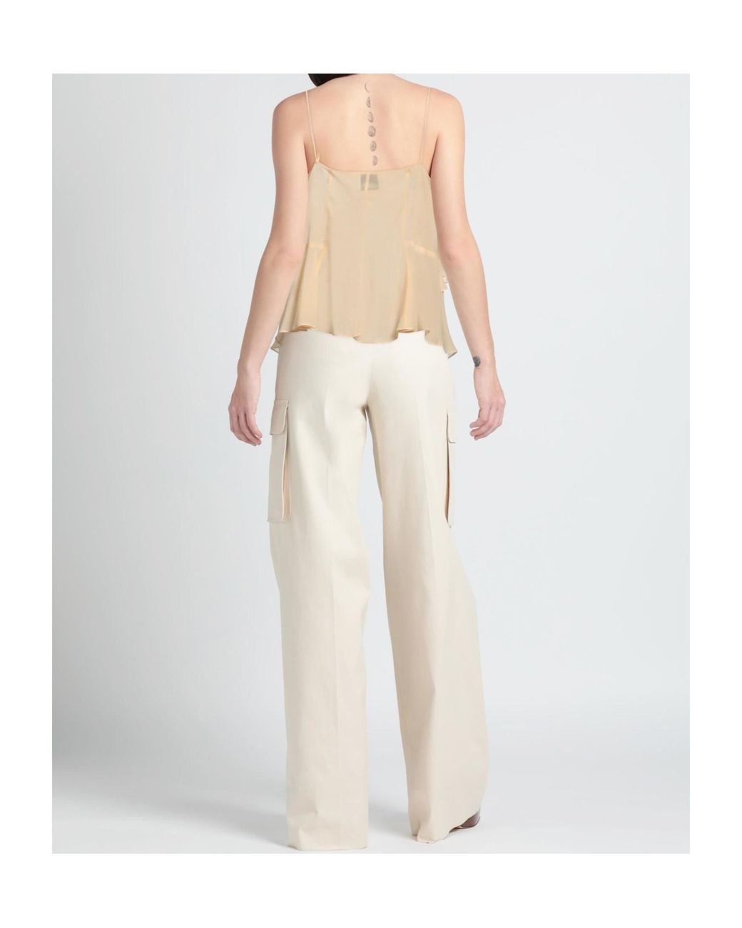 Isabel Marant Natural Tulle Suspenders