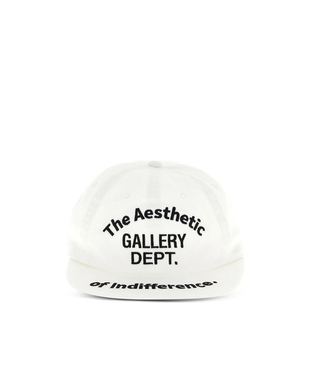 GALLERY DEPT. White Logo Embroidered Baseball Cap for men