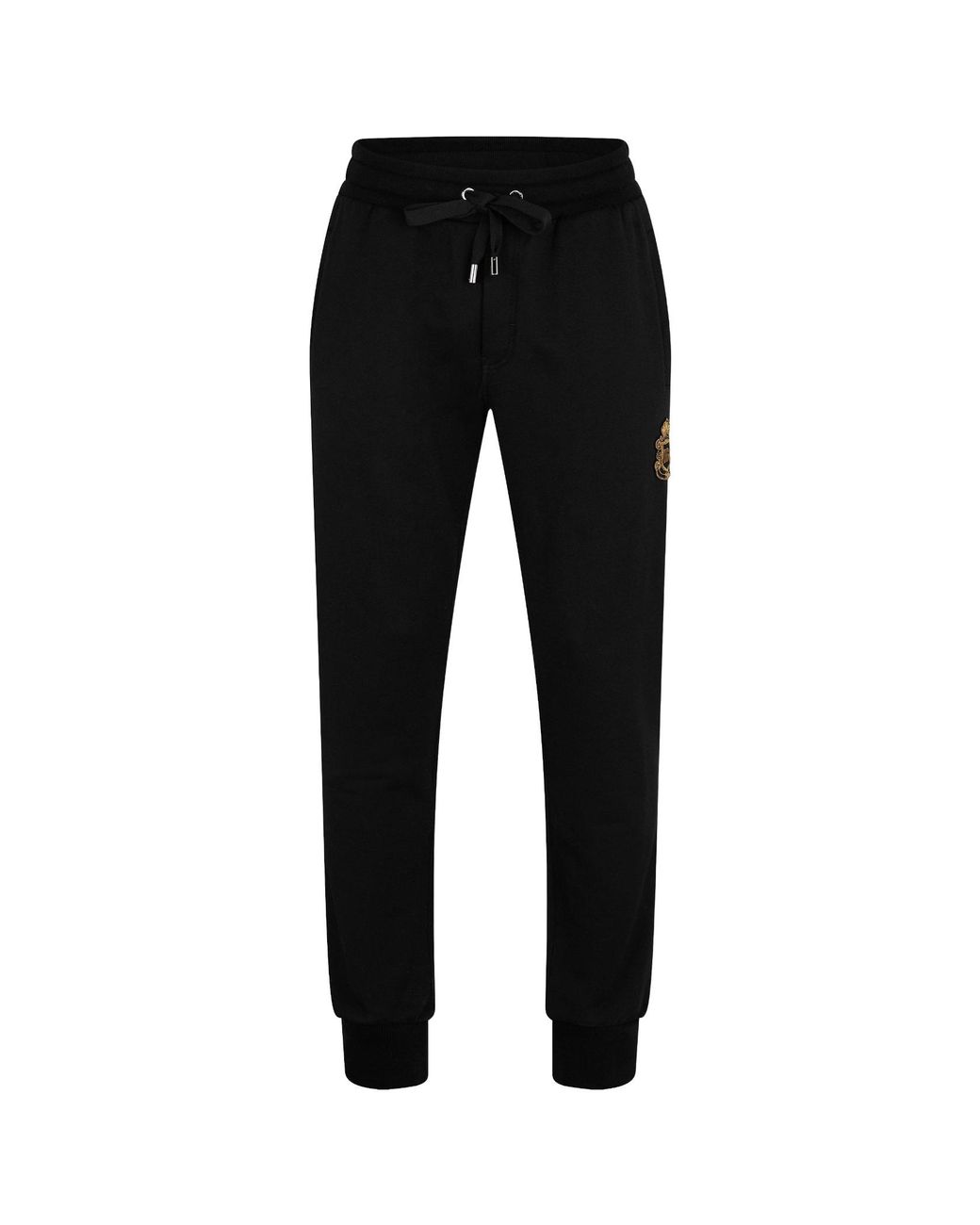 Dolce & Gabbana Black Logo Sweatpants for men