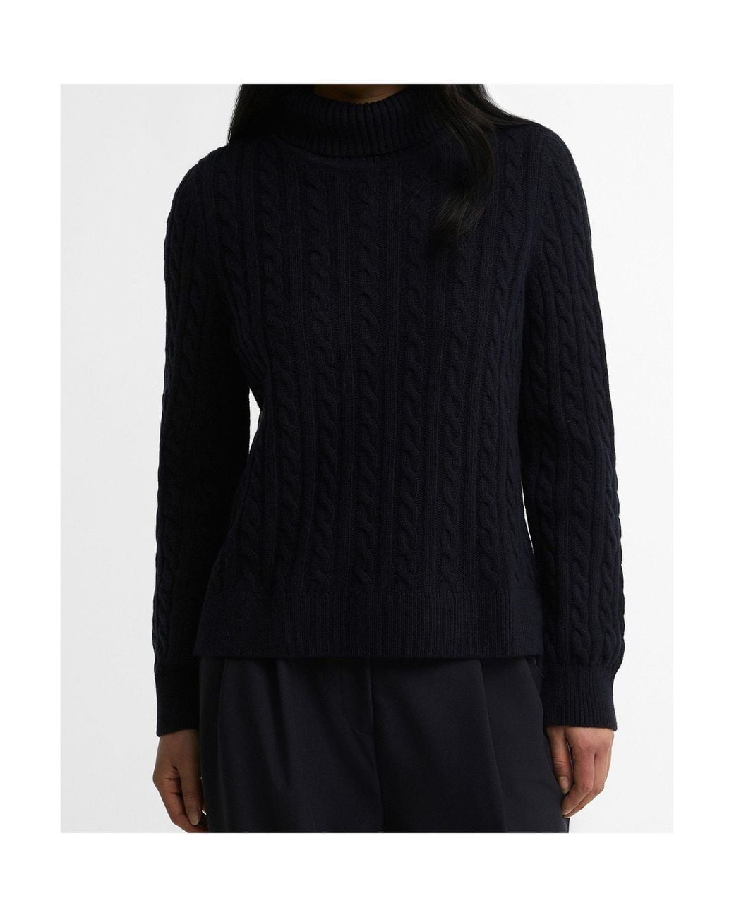 Barbour Black Collared Sweater