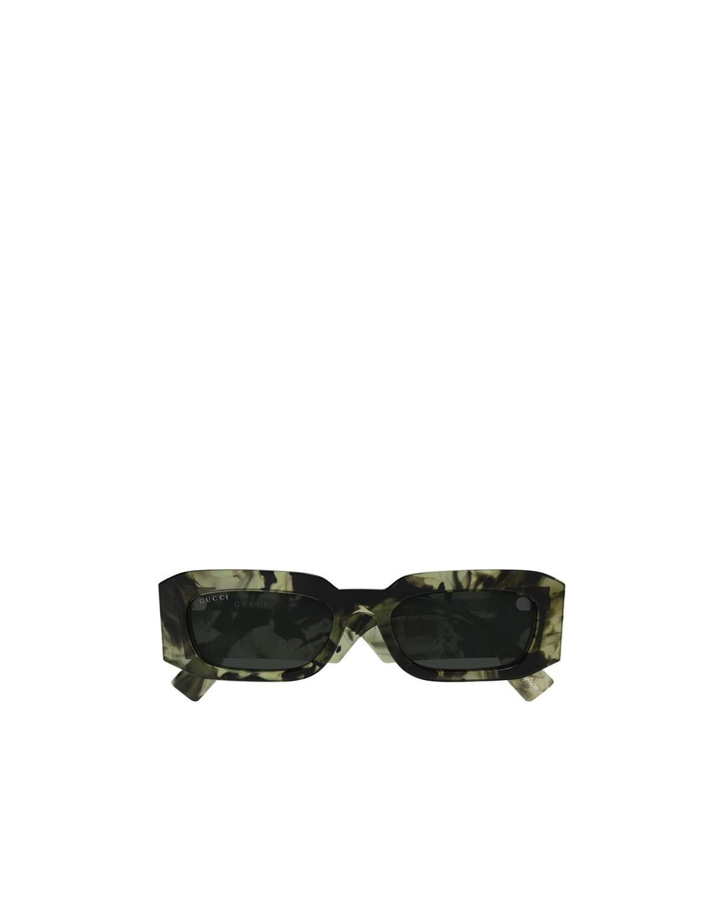 Gucci Black Rectangle Sunglasses for men