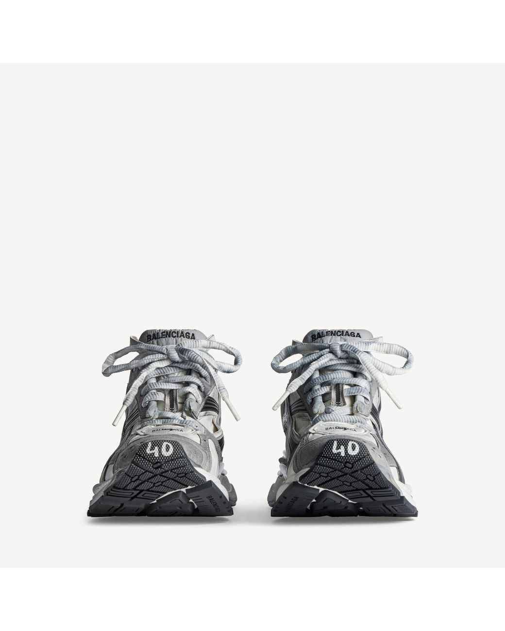 Balenciaga White Runner Gradient Snekaers