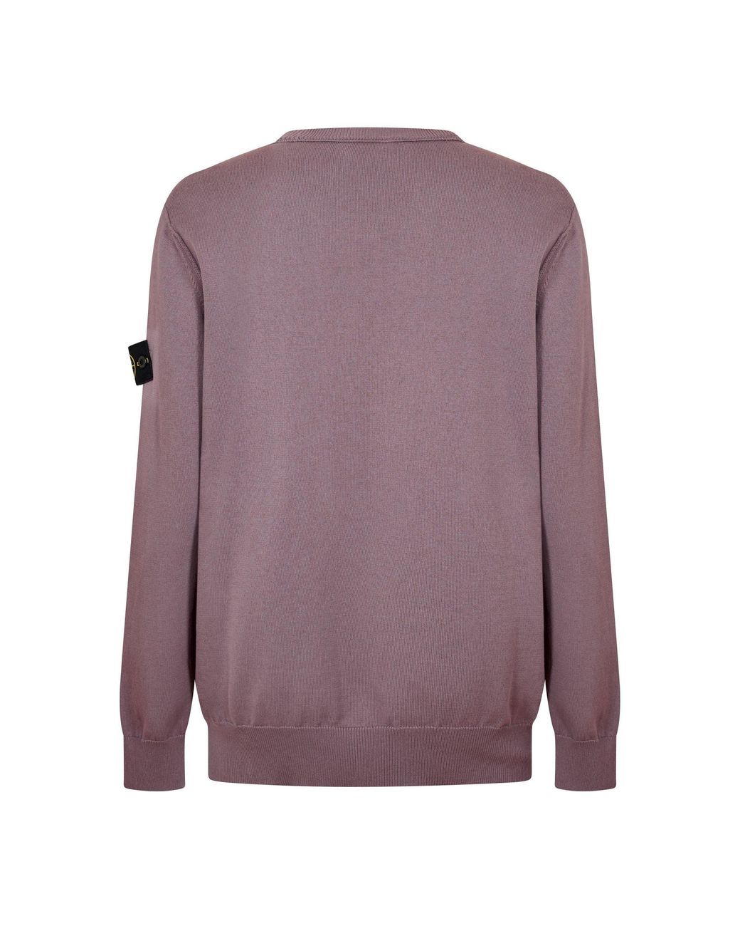 Stone Island Purple Crew Neck Sweatshirt for men