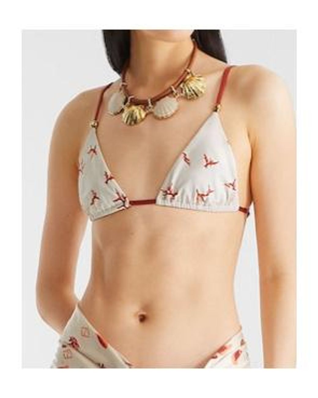 ビキニ FENDI CORAL PRINT SEASLIP Fendi Coral Print Bikini Bottom | italist